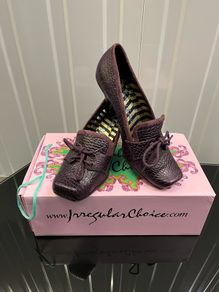 Irregular Choice Purple Loafer Heels