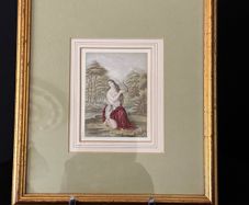 Antique Victorian Le Blond & Co. Print - "The Lyre" (c. 1855) Framed