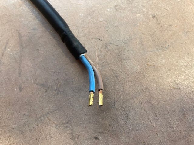 Industrial Power Cord with 110v Plug - 3.8m long