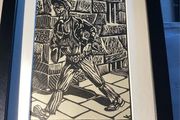 woodblock   Harry Kernoff, RHA (1900 1974 unsigned