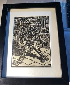 woodblock   Harry Kernoff, RHA (1900 1974 unsigned