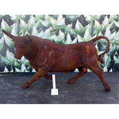 Cast Iron Rusty Bull D1030