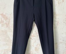 Brax "Style Marons" Navy Casual Jersey Trousers BNWT Size UK 12 / EU 38