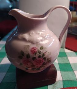 Hutschenreuter porcelain rose jug