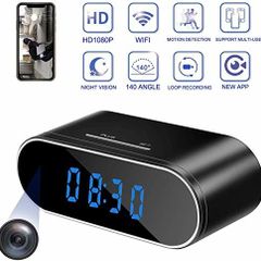 Spy Wifi Camera Secret Clock Mini Camera Recorder Security Night Vision Motion Detect Camcorder HD micro