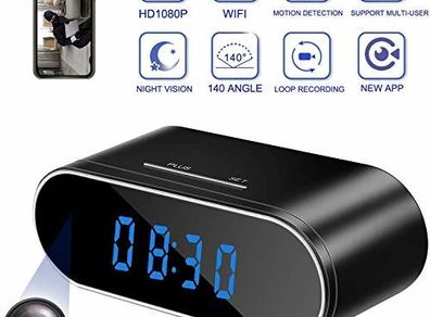 Spy Wifi Camera Secret Clock Mini Camera Recorder Security Night Vision Motion Detect Camcorder HD micro