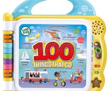 LeapFrog 100 Things That Go, Baby & Toddler Book, Educational and Interactive Bilingual Playbook, Gift for Pre School Kids aged 18, 24, 36+ months, English Version