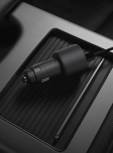 Xiaomi Mi 100W PD/PPS/QC4.0 Dual USB Mobile/Tab/Laptop Super Fast Car Charger + 1M USB-C PD 100W Charging Cable (Brand New/Warranty)
