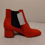 Red Suede Ankle Boots, new Image 3