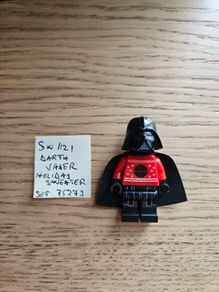 lego sw1121 darth vader holiday sweater, set star wars 75279