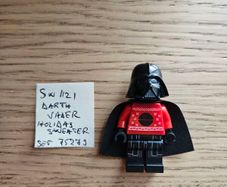 lego sw1121 darth vader holiday sweater, set star wars 75279