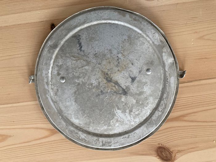 Vintage pudding steamer lid