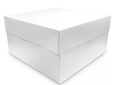 White Square Cake Boxes x5