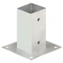 Post Anchors 4 pcs Galvanised Metal 71 mm Image 3