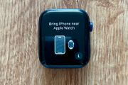 Apple Watch Series 6 BLUE plus leather strap