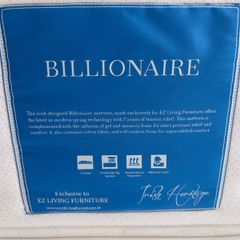 Irish Heritage Billionaire Super King Mattress Barely Used