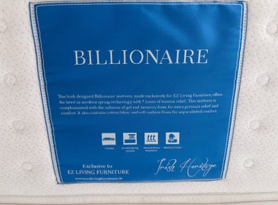 Irish Heritage Billionaire Super King Mattress Barely Used
