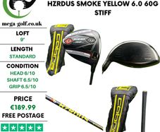 Cobra King Speedzone Driver / 9 Degree / Hzrdus Smoke Yellow 6.0 60g Stiff
