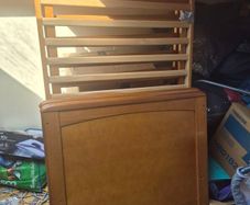 cot bed with mattress