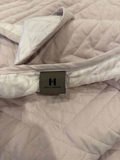 Kelly Hoppen pink throw bedcover king size