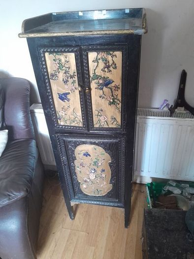 old wooden cabinet