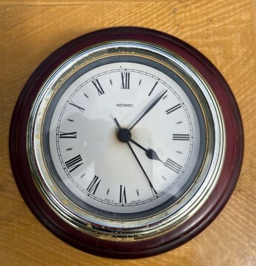 Ships clock and barometer