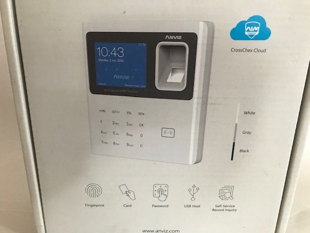 Anviz W1 Color Screen Fingerprint Time Attendance Machine