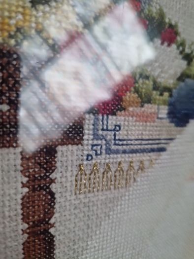 framed cross stitch