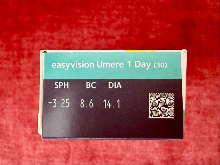 Specsavers Easyvision Umere 1 Day Contact Lenses -3.25