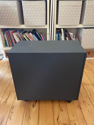 Under Desk Mobile Filing Cabinet Grey