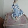 New vintage ornament blue/white girl Image 8
