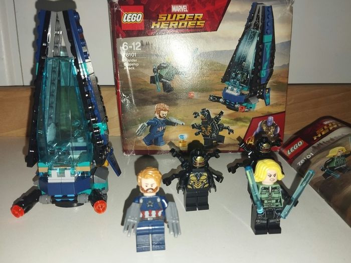 EGO Marvel Super Heroes  Outrider Dropship Attack (76101)