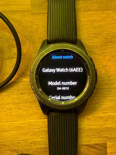 Samsung Galaxy Watch SM-R810 42mm