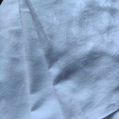 Vintage white Tablecloth