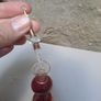 Vintage Cranberry Glass Perfume Bottle Image 5