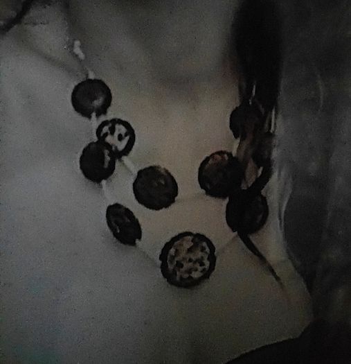Lava stone jewelry set of necklace, bracelet, earrings and ring