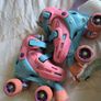 Kids Roller Skates + Full Protective Gear + Frozen Helmet Image 7