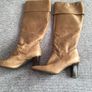 Tall Leather Boots ----Size 38 ---- Pedro Miralles Image 2