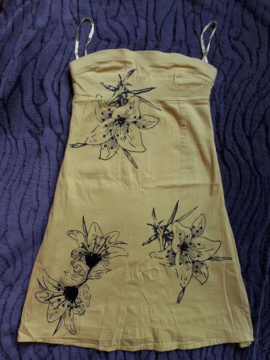 Yellow "tfnc" Dress. Size 6