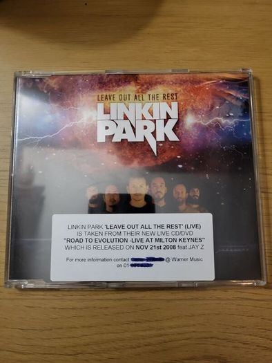 Linkin Park Leave Out All The Rest Live Promo CD 2008