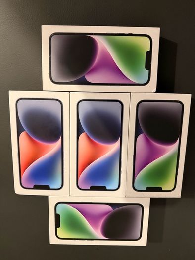 iPhone 14 ,128GB (IRISH STOCK) Brand New Sealed Free phone cover and screen Protector Unlocked .