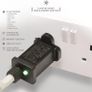 Icicle Lights Outdoor Christmas 1000 LED 30m Lit Length, Blue & Cool White LED Icicle Fairy House Lights with 8 Hours On Timer, Memory, 8 Lighting Modes, Mains Powered  1000 LED, Blue & Cool White Image 3