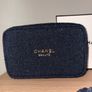 Authentic Chanel beauty tweed pouch Image 2