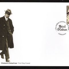 2022 Ireland Centenary of the death of Michael Collins Collins Commemorative Stamp An Post First Day Cover (FDC) with Corcaigh (Cork) cancel.