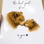 Mama Bear & Baby Bear Nursery Print Image 3