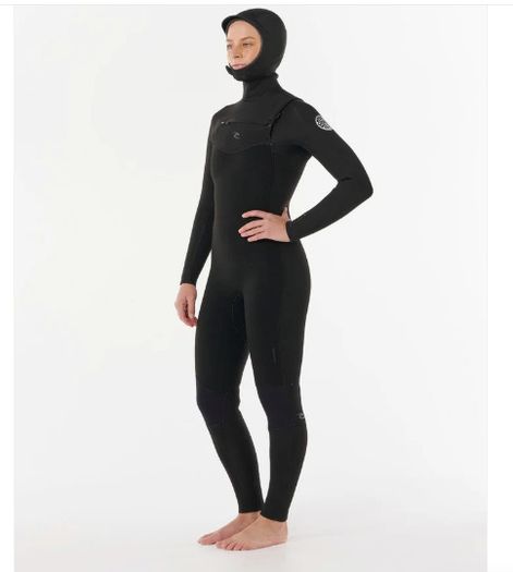 Rip Curl Dawn Patrol 6:4 Women Chest Zip Hooded Wetsuit 2026