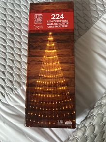 Christmas tree silhouette 224 led lignts