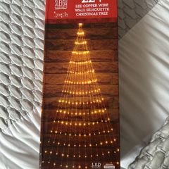 Christmas tree silhouette 224 led lignts