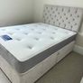 Cream Double beds and mattress Image 2