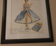 Vintage framed picture